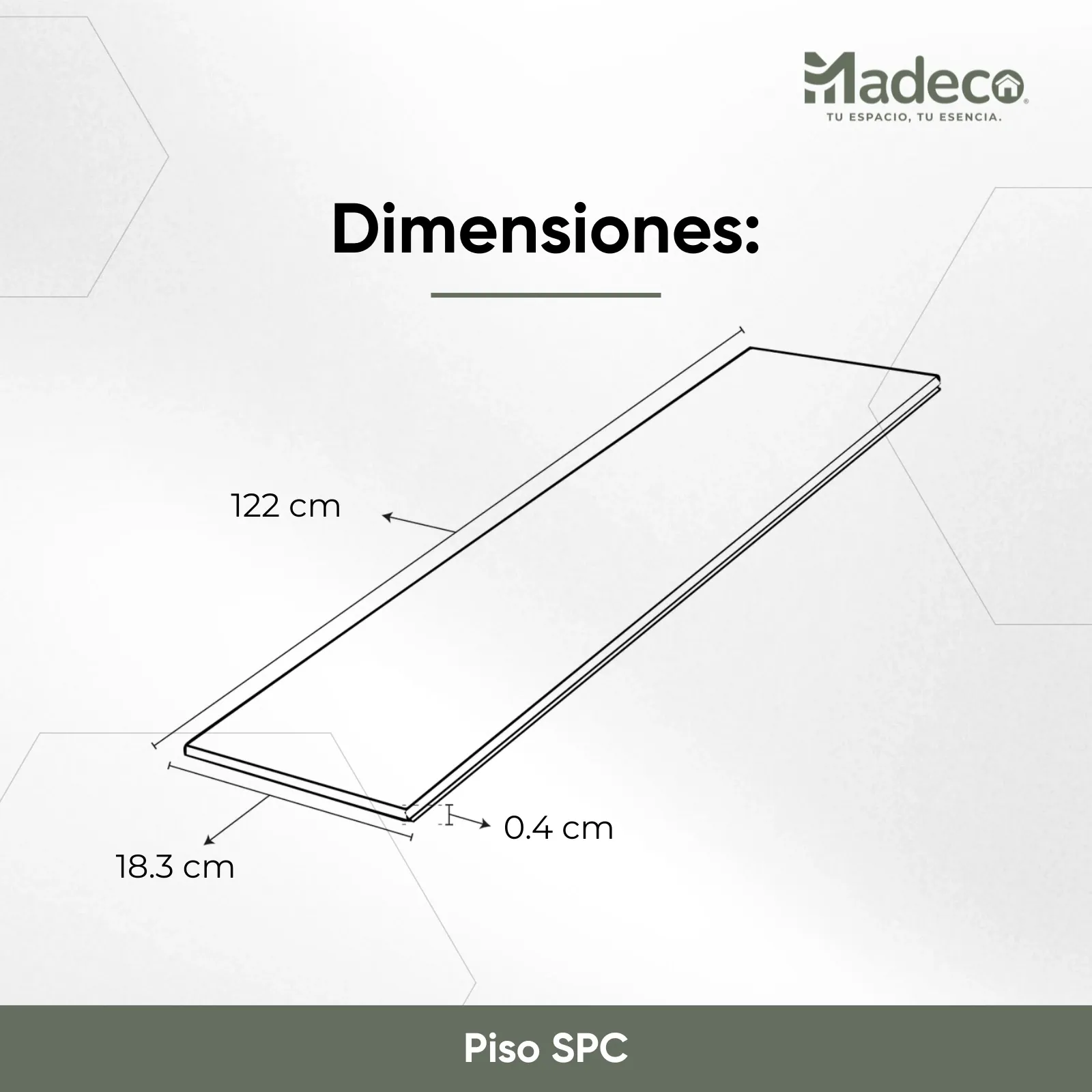 Piso SPC — Caramelo Natural