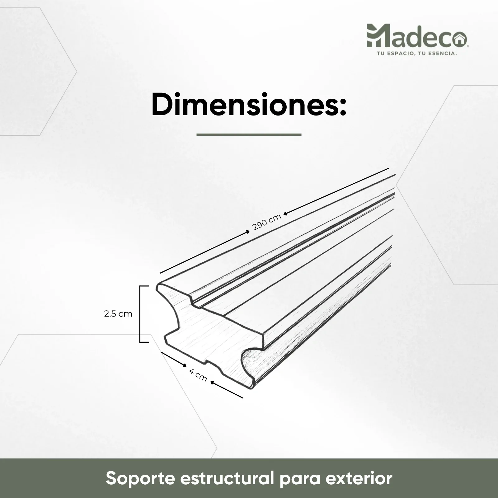 Soporte estructural para exterior — Soporte estructural para exterior