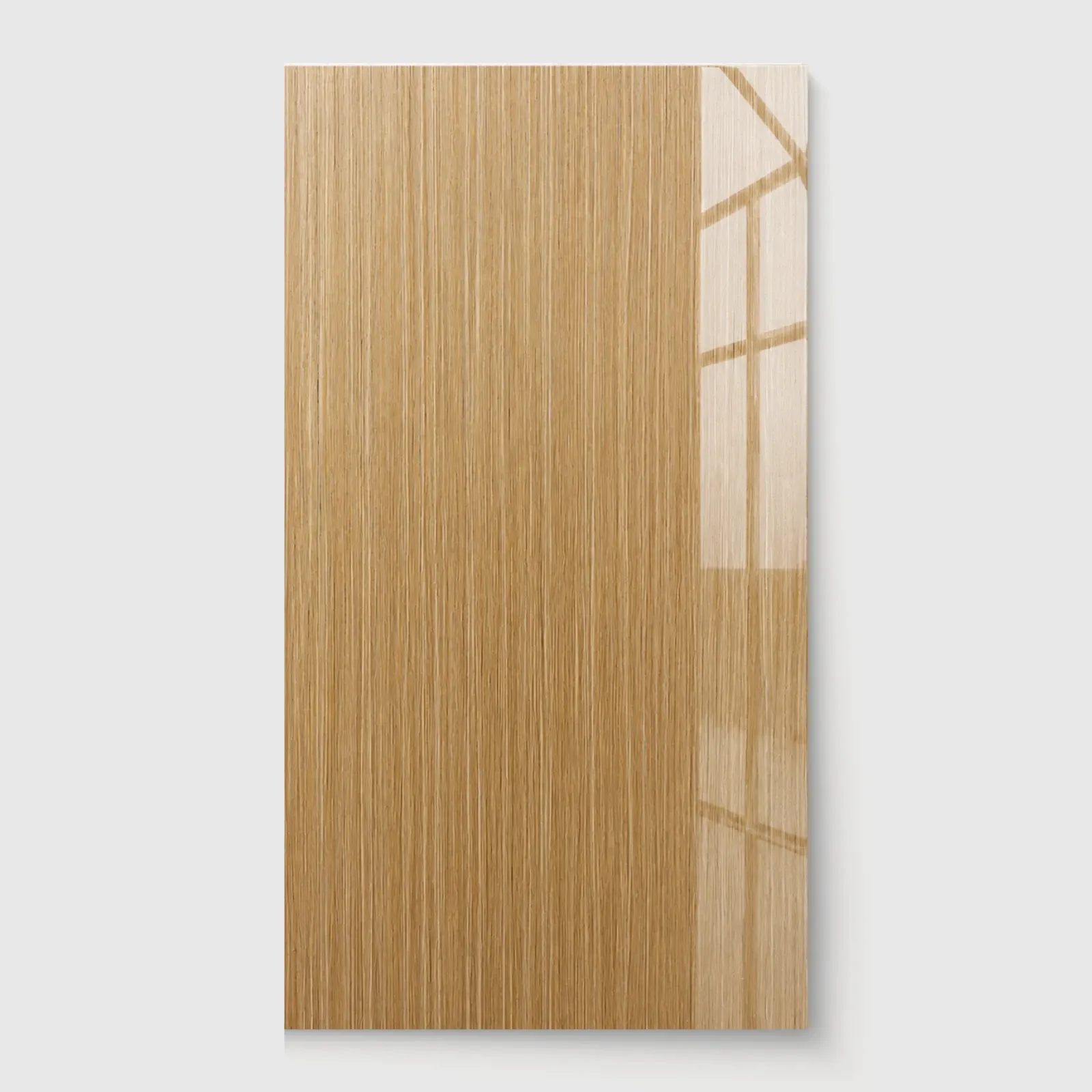 Panel PVC Alto Brillo — Madera Dorada