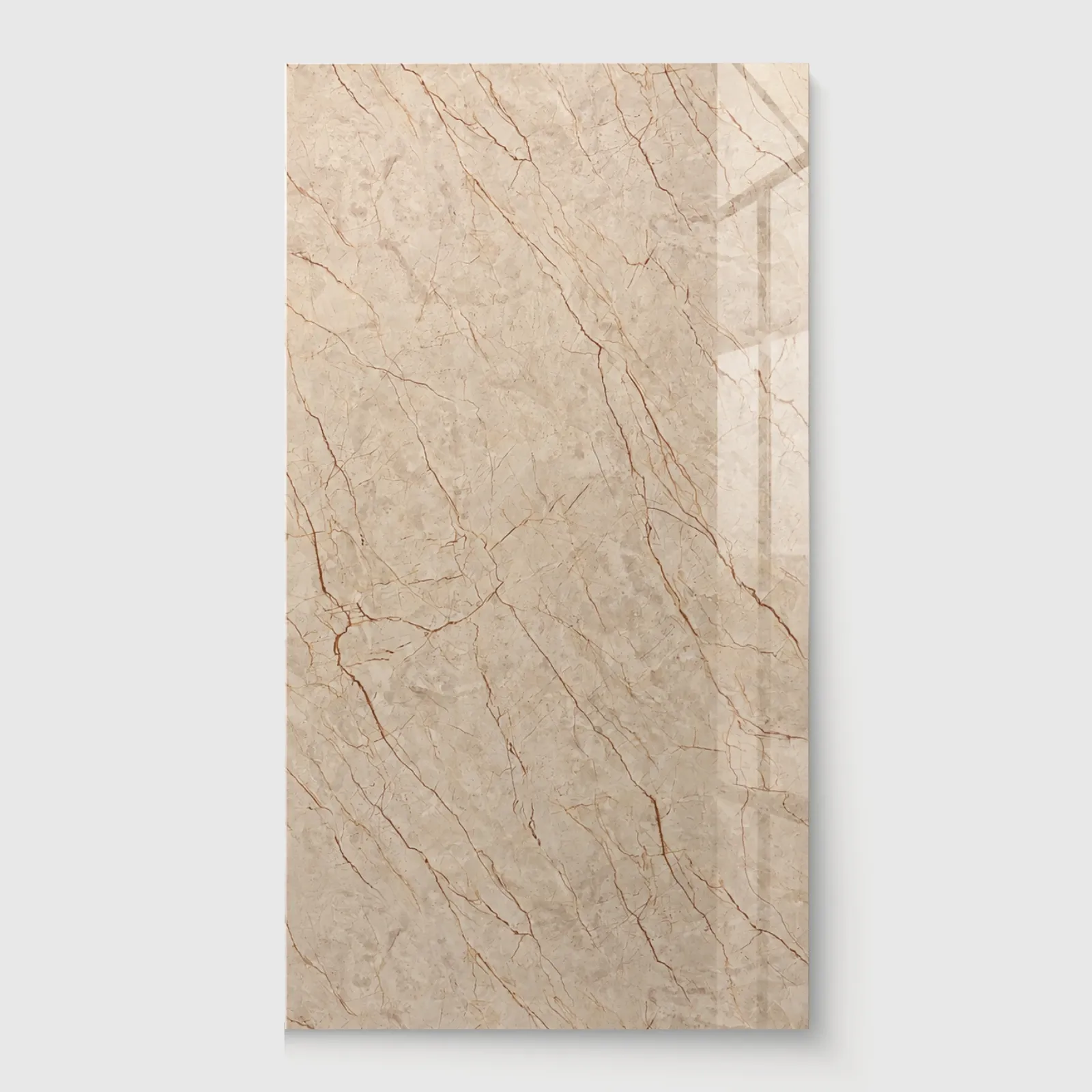 Panel PVC Alto Brillo — Marfil Crema