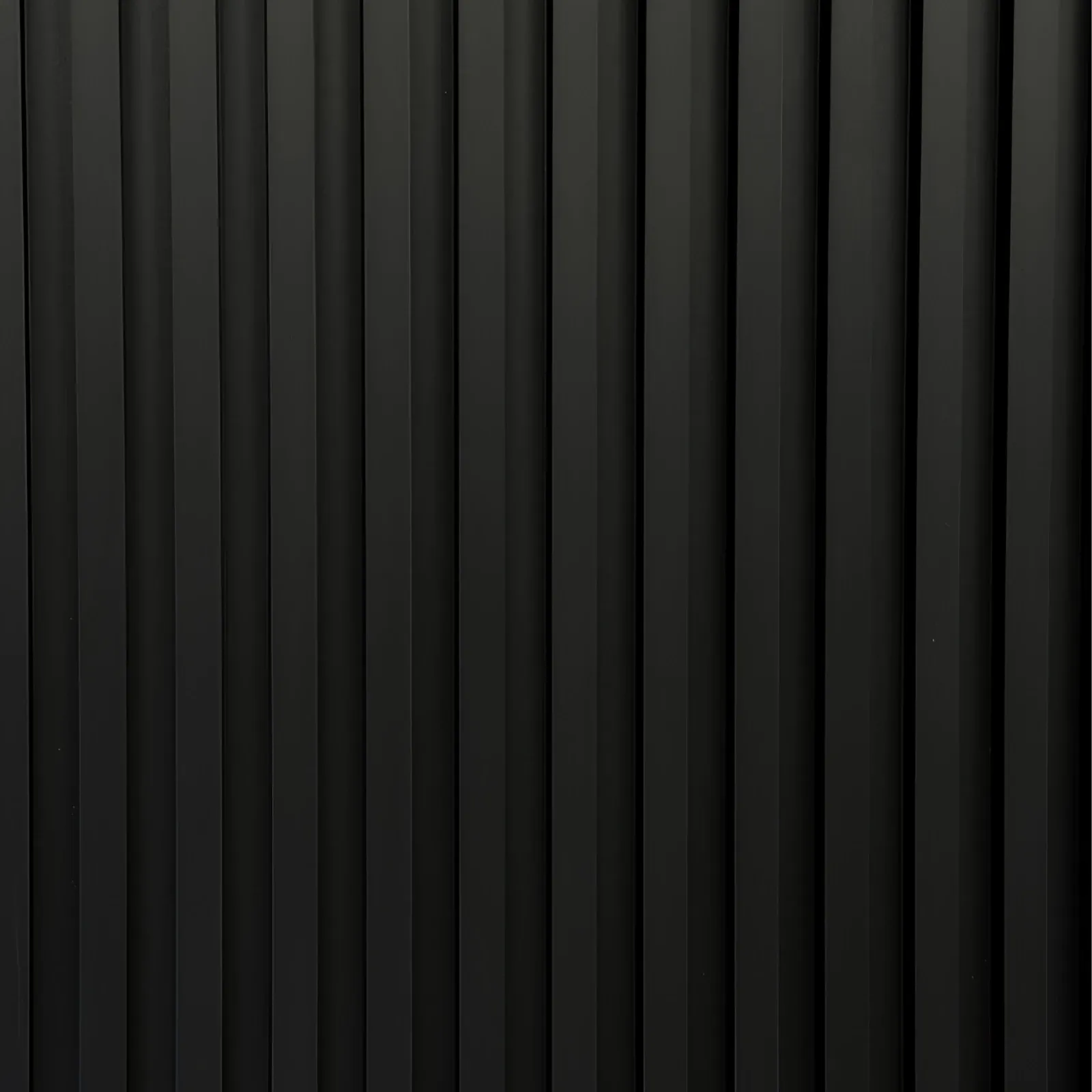 Lambrín Interior WPC de 16cm x 2.90m — Negro Mate