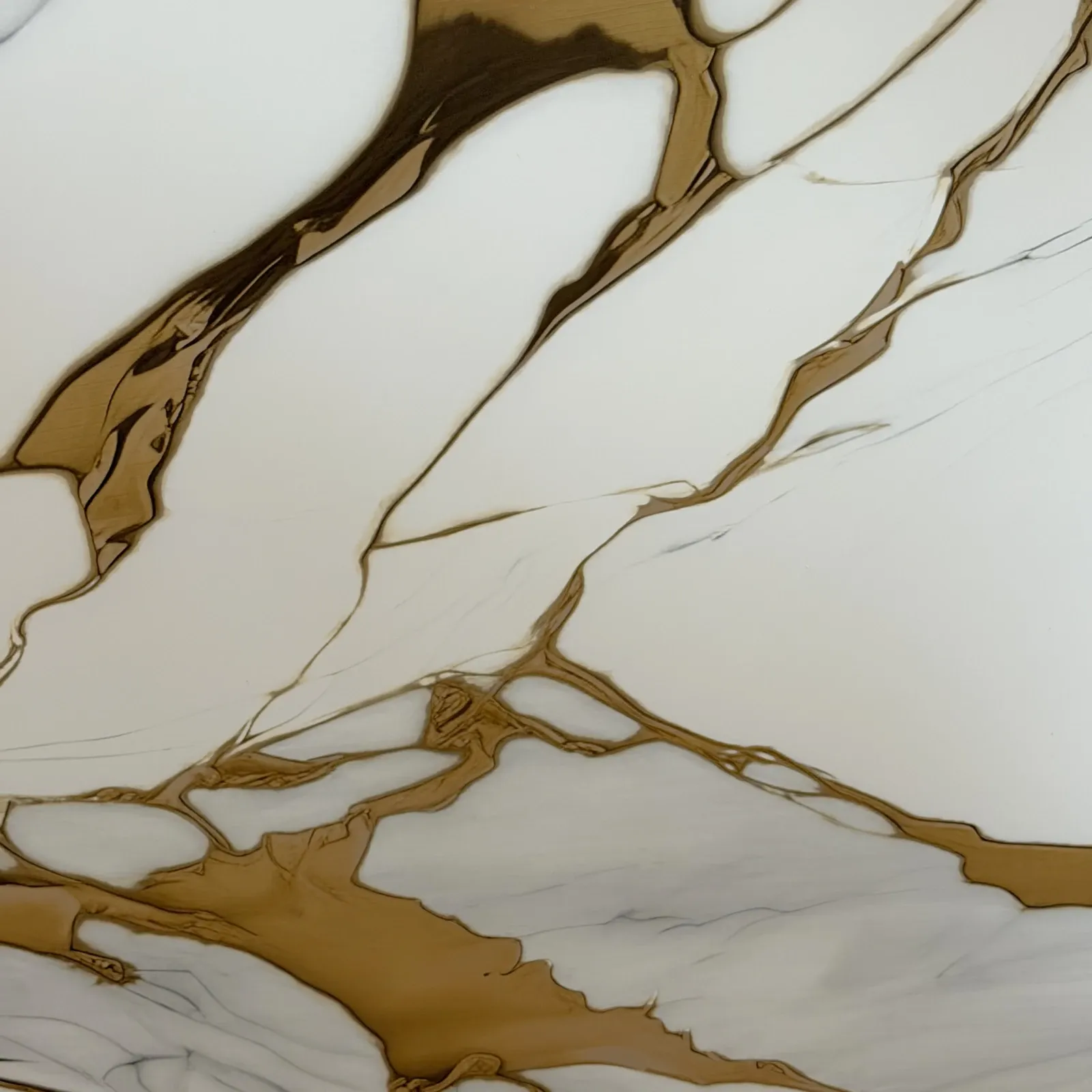 Panel PVC Gold — White Gold